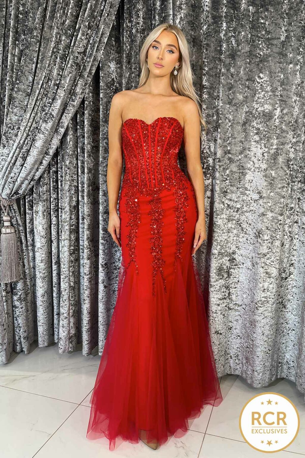 Tiffany Blush Ballgown Prom Evening Wear Red Carpet Ready