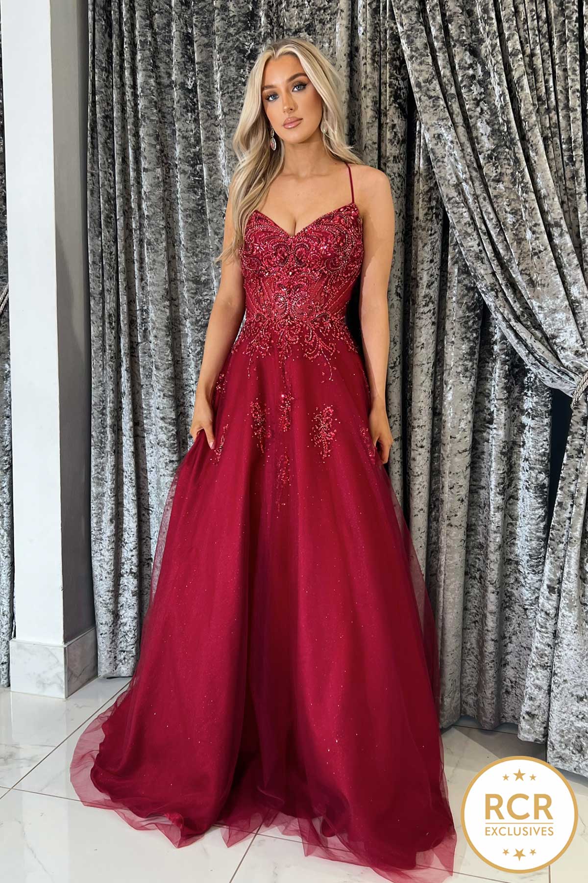 ELLE | Blush Ballgown Prom Dress | Red Carpet Ready