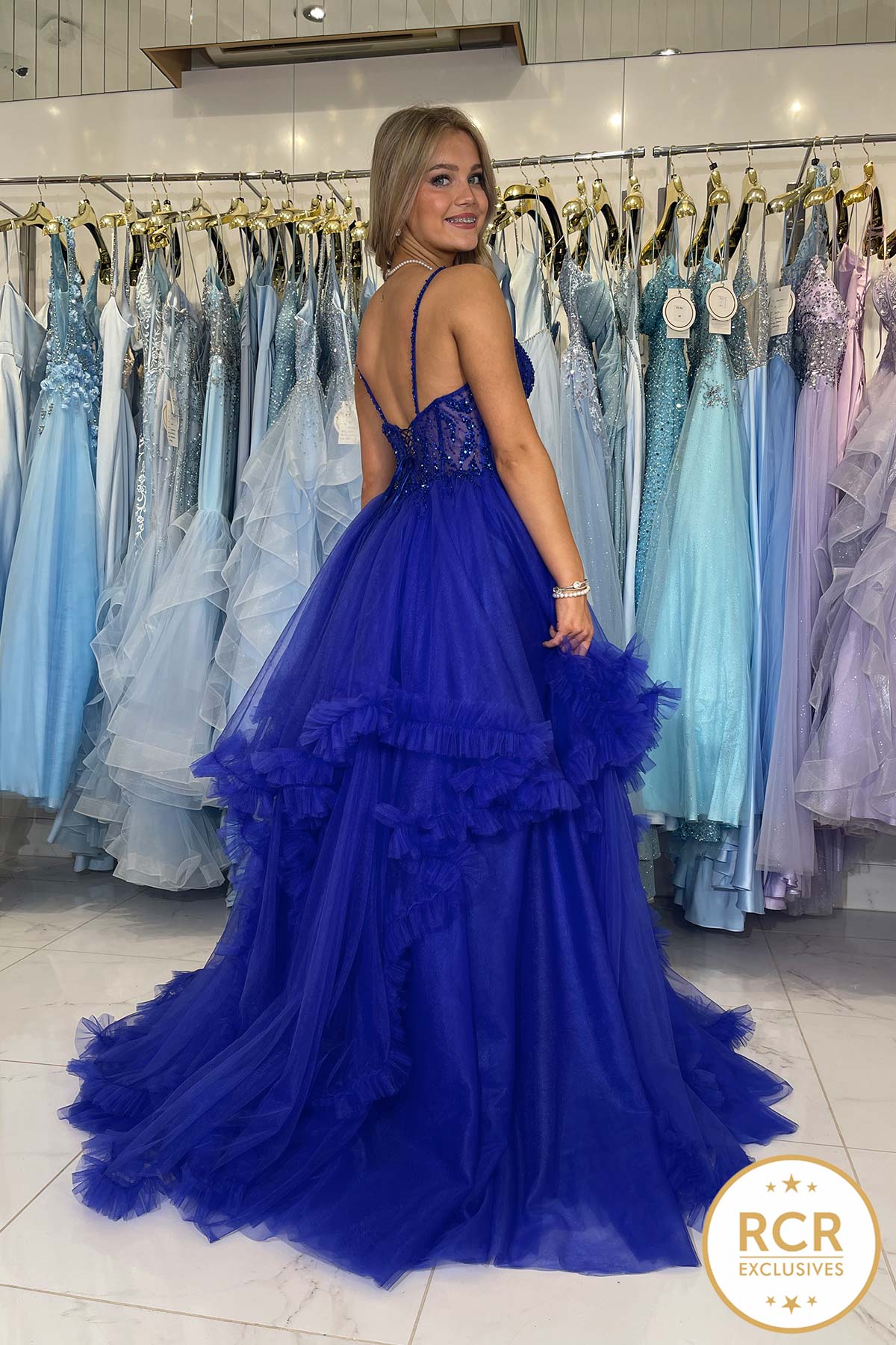 SACHA | Royal Blue Ballgown Prom Dress | Red Carpet Ready